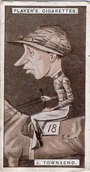1925 Player's Racing Caricatures #36 Jack Townsend Front